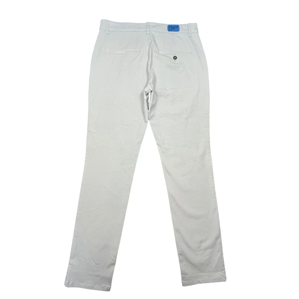 Mugsy Tan Teddys Slim Fit Stretch Chino Pants Mens 32x32